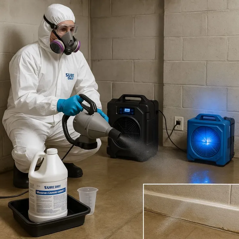 Sanitization and Odor Removal process in Howard Lake, MN