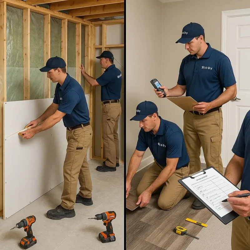Repairs and Reconstruction process in Howard Lake, MN