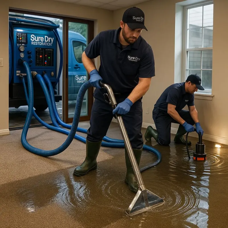 Water Extraction and Removal process in Howard Lake, MN